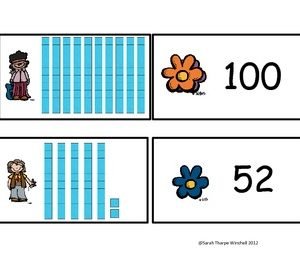 Tens and Ones Matching Place Value Game