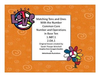 Tens and Ones Matching Place Value Game for 1st Grade