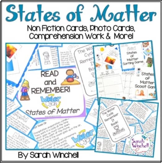 Science Classroom Routines for Back to School: Organization Tips & Favorite Units States of Matter Solid Liquid Gas Water Cycle Worksheets Science Unit 2nd Grade