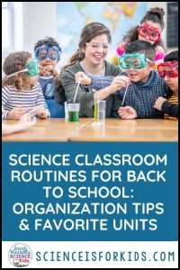 Science Classroom Routines for Back to School Organization Tips & Favorite Units